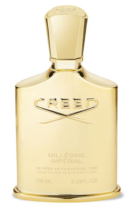 creed millesime imperial gold bottle